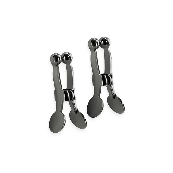 Nipple Clamps C1 - Zwart van het merk Bound - Tepelklemmen - online bestellen bij Masculum.nl. De discrete online seks-toys en erotisch heren ondergoed winkel voor gay & hetero mannen.