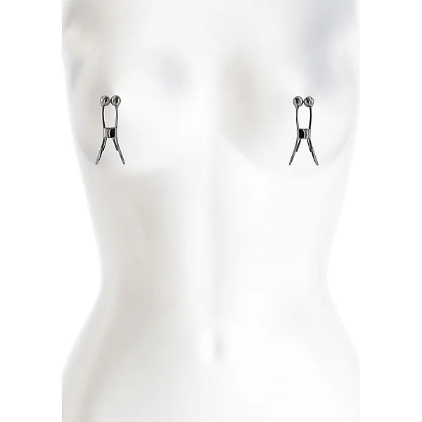 Nipple Clamps C1 - Zwart van het merk Bound - Tepelklemmen - online bestellen bij Masculum.nl. De discrete online seks-toys en erotisch heren ondergoed winkel voor gay & hetero mannen.