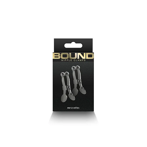 Nipple Clamps C1 - Zwart van het merk Bound - Tepelklemmen - online bestellen bij Masculum.nl. De discrete online seks-toys en erotisch heren ondergoed winkel voor gay & hetero mannen.