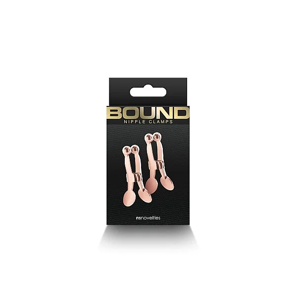 Nipple Clamps C1 - Rose Gold van het merk Bound - Tepelklemmen - online kopen bij Masculum.nl. De discrete online seks-toys en erotisch heren ondergoed winkel voor gay & hetero mannen.