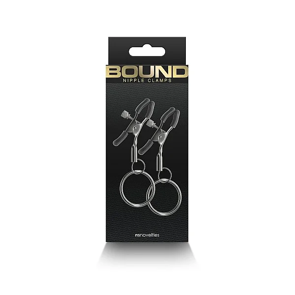 Nipple Clamps C2 - Zwart van het merk Bound - Tepelklemmen - online bestellen bij Masculum.nl. De discrete online seks-toys en erotisch heren ondergoed winkel voor gay & hetero mannen.