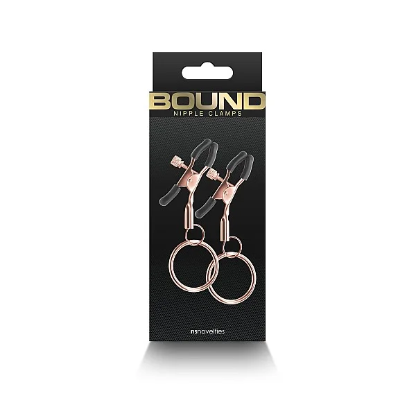 Nipple Clamps C2 - Rose Gold van het merk Bound - Tepelklemmen - online kopen bij Masculum.nl. De discrete online seks-toys en erotisch heren ondergoed winkel voor gay & hetero mannen.