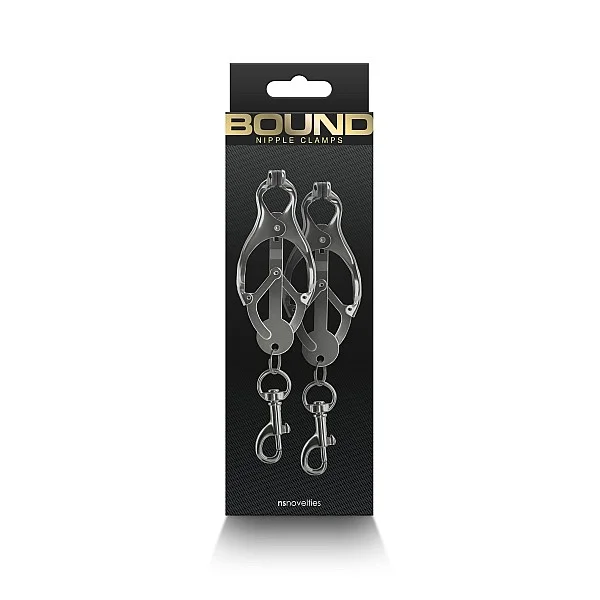 Nipple Clamps C3 - Zwart van het merk Bound - Tepelklemmen - online kopen bij Masculum.nl. De discrete online seks-toys en erotisch heren ondergoed winkel voor gay & hetero mannen.