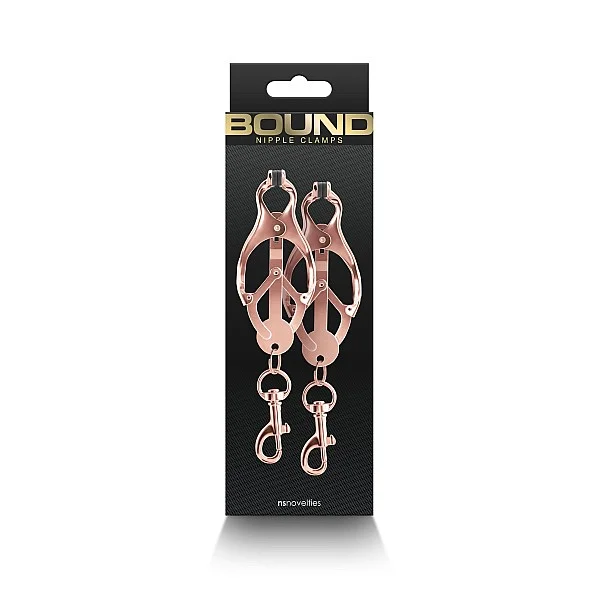 Nipple Clamps C3 - Rose Gold van het merk Bound - Tepelklemmen - online bestellen bij Masculum.nl. De discrete online seks-toys en erotisch heren ondergoed winkel voor gay & hetero mannen.