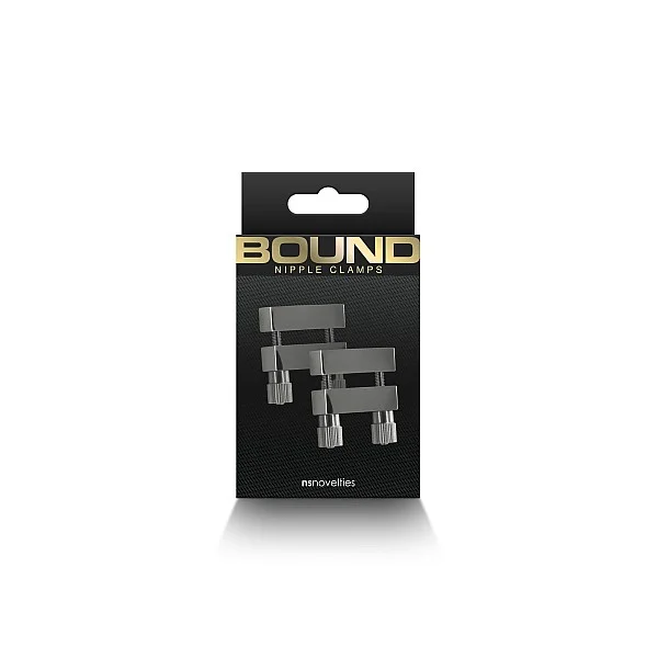Nipple Clamps V1 - Zwart van het merk Bound - Tepelklemmen - online kopen bij Masculum.nl. De discrete online seks-toys en erotisch heren ondergoed winkel voor gay & hetero mannen.