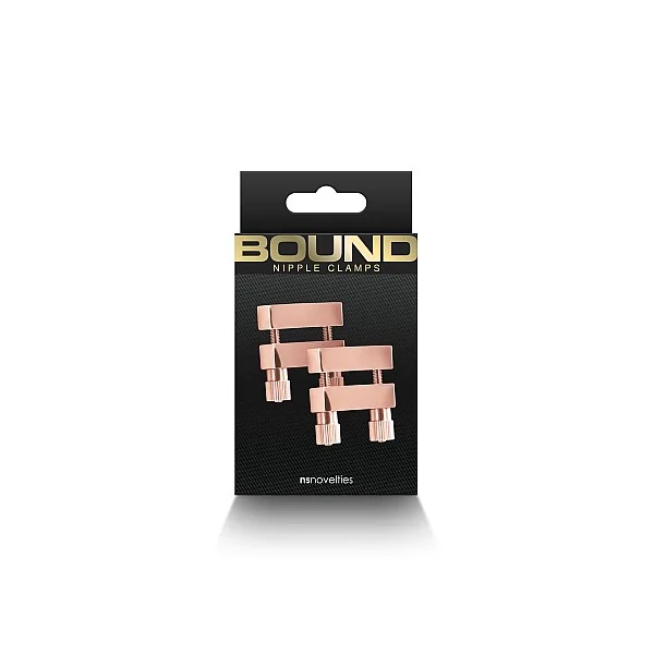 Nipple Clamps V1 - Rose Gold van het merk Bound - Tepelklemmen - online bestellen bij Masculum.nl. De discrete online seks-toys en erotisch heren ondergoed winkel voor gay & hetero mannen.