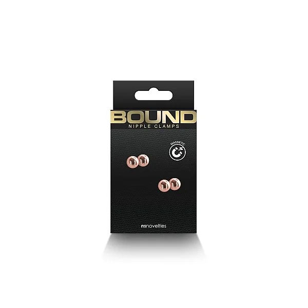 Nipple Clamps M1 - Rose Gold van het merk Bound - Tepelklemmen - online kopen bij Masculum.nl. De discrete online seks-toys en erotisch heren ondergoed winkel voor gay & hetero mannen.