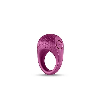 Levi - Vibrerende Cockring - Bordeaux-metallic