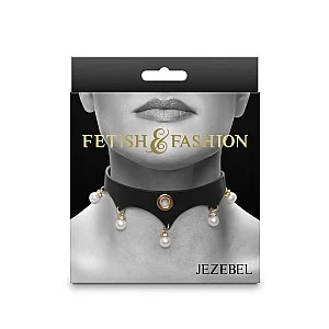 Fetish & Fashion Jezebel Collar - Zwart