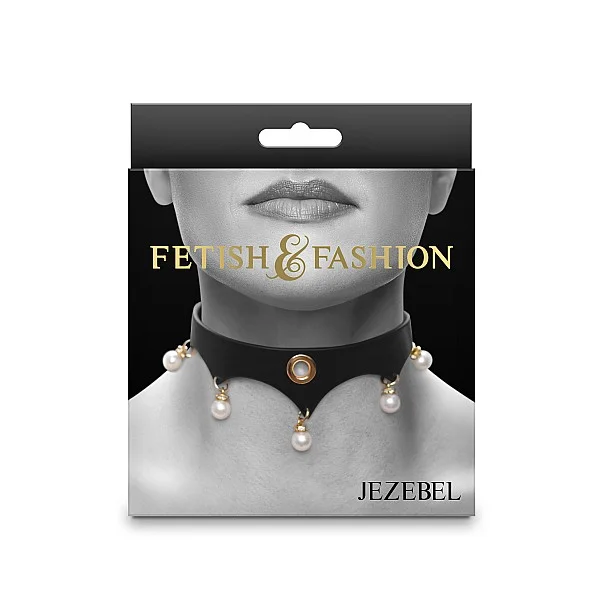 Fetish & Fashion Jezebel Collar - Zwart van het merk Fetish & Fashion - BDSM Collars - online kopen bij Masculum.nl. De discrete online seks-toys en erotisch heren ondergoed winkel voor gay & hetero mannen.