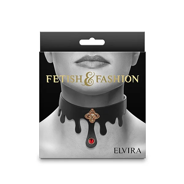 Fetish & Fashion Elvira Collar - Zwart van het merk Fetish & Fashion - BDSM Collars - online bestellen bij Masculum.nl. De discrete online seks-toys en erotisch heren ondergoed winkel voor gay & hetero mannen.