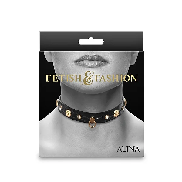 Fetish & Fashion Alina Collar - Zwart van het merk Fetish & Fashion - BDSM Collars - online kopen bij Masculum.nl. De discrete online seks-toys en erotisch heren ondergoed winkel voor gay & hetero mannen.
