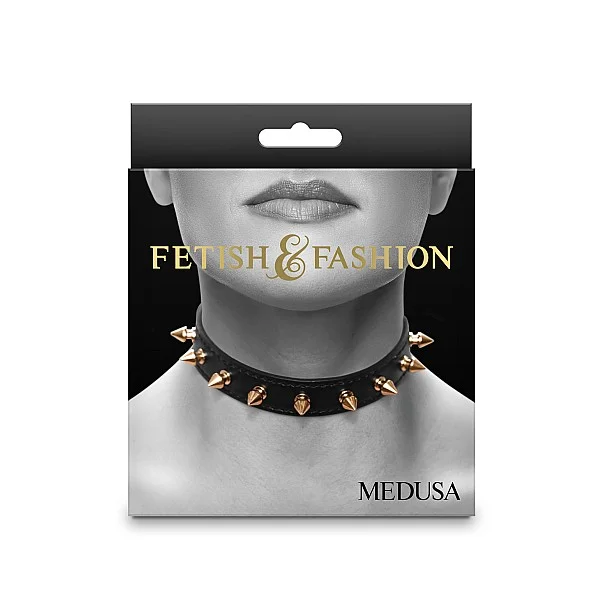 Fetish & Fashion Medusa Collar - Zwart van het merk Fetish & Fashion - BDSM Collars - online bestellen bij Masculum.nl. De discrete online seks-toys en erotisch heren ondergoed winkel voor gay & hetero mannen.