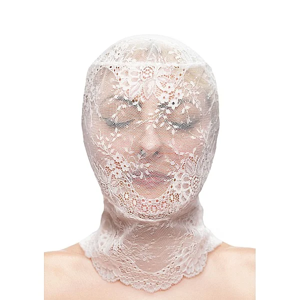 Fetish & Fashion Lace Hood - Wit van het merk Fetish & Fashion - Bondage Maskers - online bestellen bij Masculum.nl. De discrete online seks-toys en erotisch heren ondergoed winkel voor gay & hetero mannen.