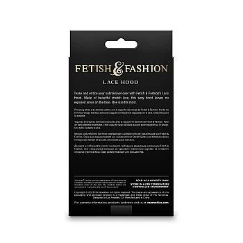 Fetish & Fashion Lace Hood - Wit