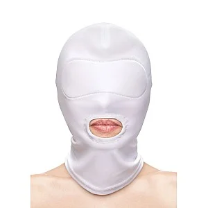 Fetish & Fashion Mouth Hood - Wit