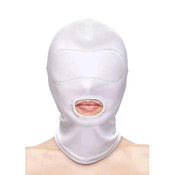 Fetish & Fashion Mouth Hood - Wit