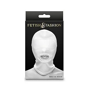 Fetish & Fashion Mouth Hood - Wit