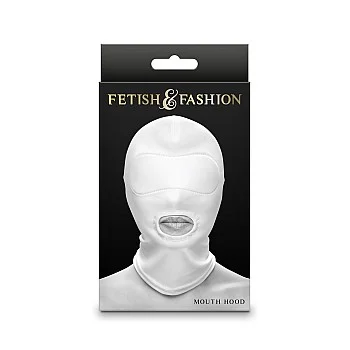 Fetish & Fashion Mouth Hood - Wit