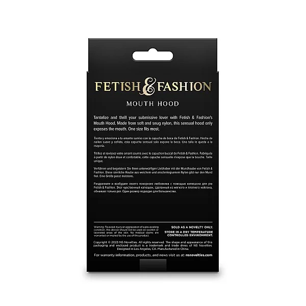 Fetish & Fashion Mouth Hood - Wit van het merk Fetish & Fashion - Bondage Maskers - online kopen bij Masculum.nl. De discrete online seks-toys en erotisch heren ondergoed winkel voor gay & hetero mannen.