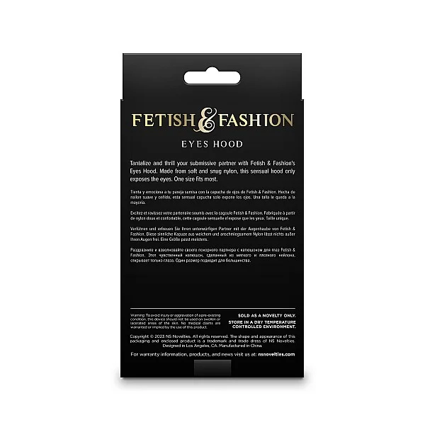 Fetish & Fashion Eyes Hood - Wit van het merk Fetish & Fashion - Bondage Maskers - online kopen bij Masculum.nl. De discrete online seks-toys en erotisch heren ondergoed winkel voor gay & hetero mannen.