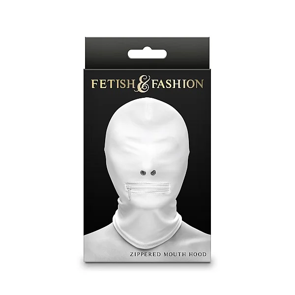 Fetish & Fashion Zippered Mouth Hood - Wit van het merk Fetish & Fashion - Bondage Maskers - online kopen bij Masculum.nl. De discrete online seks-toys en erotisch heren ondergoed winkel voor gay & hetero mannen.