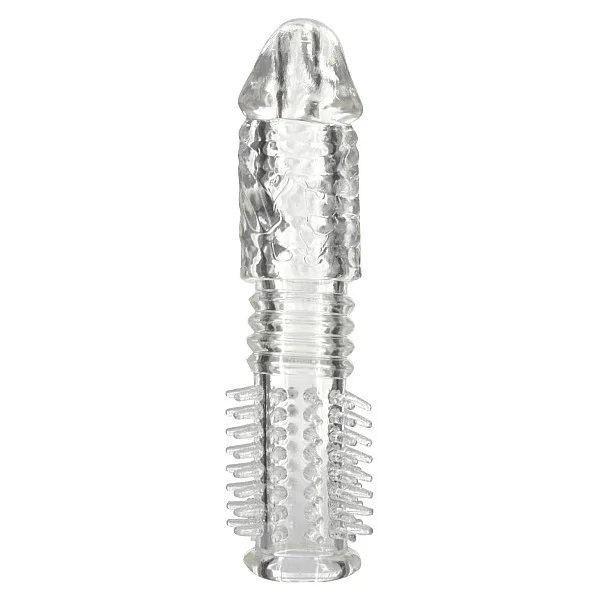 Penis Silicone Sleeve - Transparant van het merk Seven Creations - Penis Sleeves - online bestellen bij Masculum.nl. De discrete online seks-toys en erotisch heren ondergoed winkel voor gay & hetero mannen.