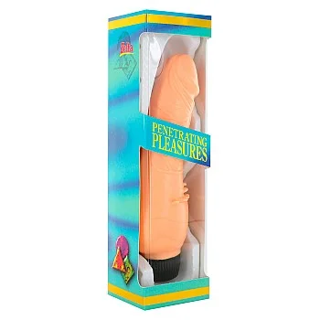 Vinyl P-Shape Vibrator No.1 - Lichte huidskleur