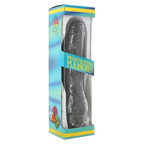 Vinyl P-Shape Vibrator No.2 - Zwart van het merk Seven Creations - Realistische Vibrators - online kopen bij Masculum.nl. De discrete online seks-toys en erotisch heren ondergoed winkel voor gay & hetero mannen.