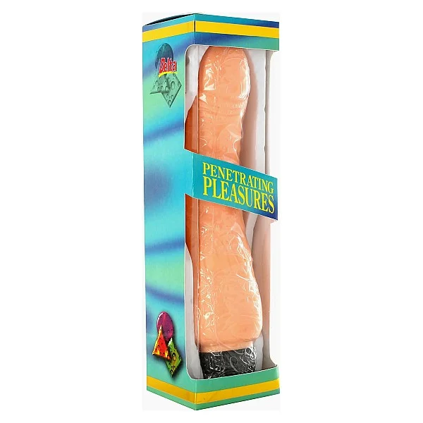 Vinyl P-Shape Vibrator No.2 - Lichte huidskleur van het merk Seven Creations - Realistische Vibrators - online bestellen bij Masculum.nl. De discrete online seks-toys en erotisch heren ondergoed winkel voor gay & hetero mannen.