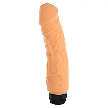 Vinyl P-Shape Vibrator No.6 - Lichte huidskleur