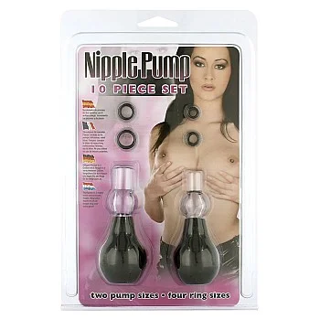 Nipple Pump 10pcs - Zwart