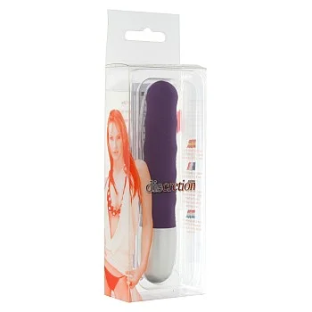 Discretion Ribbed Vibrator - Paars