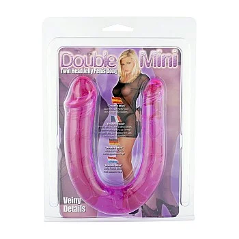 Double Mini Dong Twinhead - Paars