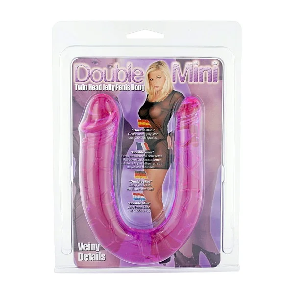 Double Mini Dong Twinhead - Paars van het merk Seven Creations - Dubbele Dildo's - online bestellen bij Masculum.nl. De discrete online seks-toys en erotisch heren ondergoed winkel voor gay & hetero mannen.