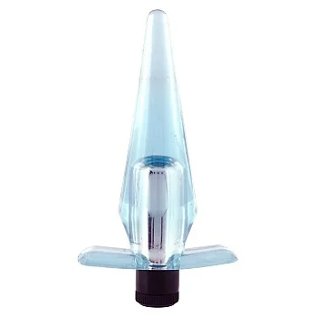 Compact Vibrating Buttplug - Transparant