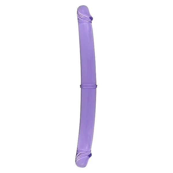 Twinzer 12 Inch Double Dong - Paars van het merk Seven Creations - Dubbele Dildo's - online bestellen bij Masculum.nl. De discrete online seks-toys en erotisch heren ondergoed winkel voor gay & hetero mannen.