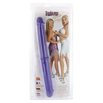 Twinzer 30,45 cm Double Dong - Paars