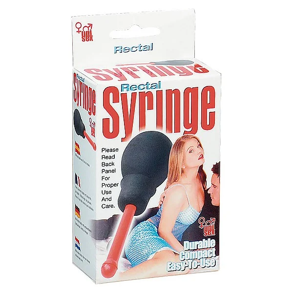 Rectal Syringe - Zwart van het merk Seven Creations - Anaal Douches - online bestellen bij Masculum.nl. De discrete online seks-toys en erotisch heren ondergoed winkel voor gay & hetero mannen.
