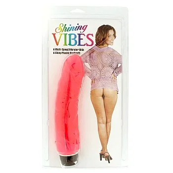 Jelly Glitter Vibrator - Roze