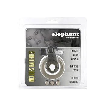 Cock & Ball Ring Elephant - Transparant