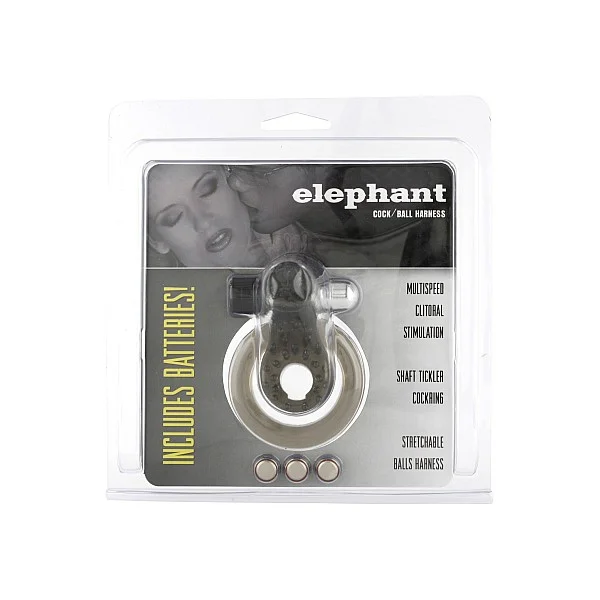 Cock & Ball Ring Elephant - Transparant van het merk Seven Creations - Vibrerende Cockringen - online bestellen bij Masculum.nl. De discrete online seks-toys en erotisch heren ondergoed winkel voor gay & hetero mannen.