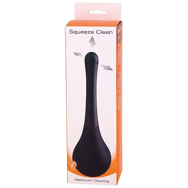 Squeeze Clean - Zwart van het merk Seven Creations - Anaal Douches - online kopen bij Masculum.nl. De discrete online seks-toys en erotisch heren ondergoed winkel voor gay & hetero mannen.