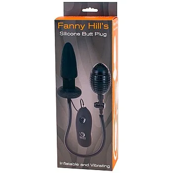 Fanny Hill Inflatable Buttplug - Zwart