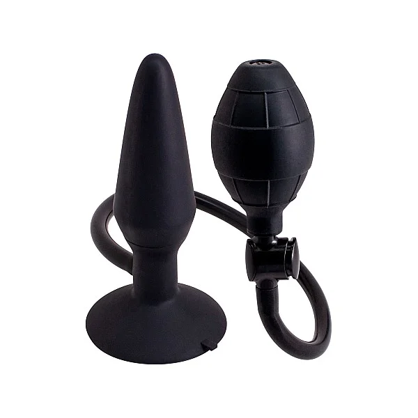 Inflatable Butt Plug M - Zwart van het merk Seven Creations - Buttplugs - online bestellen bij Masculum.nl. De discrete online seks-toys en erotisch heren ondergoed winkel voor gay & hetero mannen.