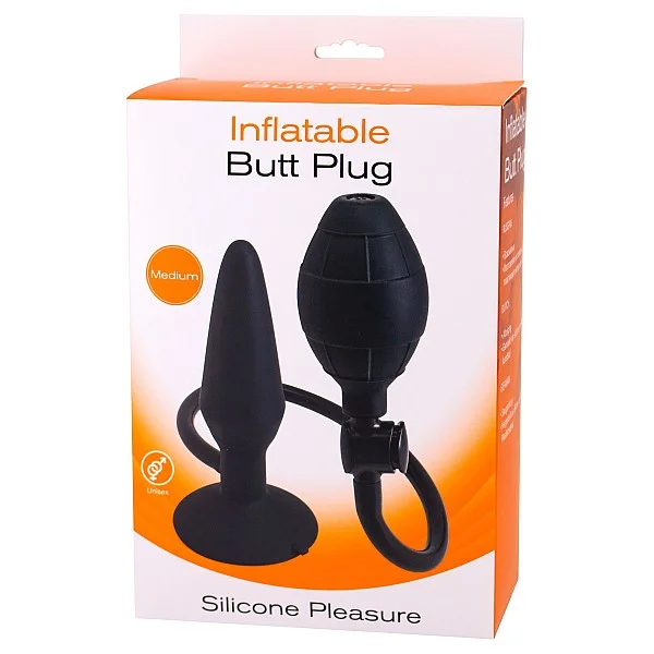 Inflatable Butt Plug M - Zwart van het merk Seven Creations - Buttplugs - online bestellen bij Masculum.nl. De discrete online seks-toys en erotisch heren ondergoed winkel voor gay & hetero mannen.
