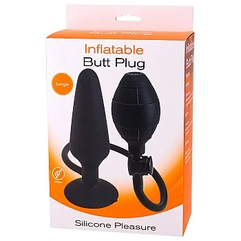 Inflatable Butt Plug L - Zwart
