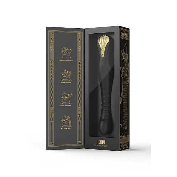 King Thruster - Zwart van het merk Zalo - Vibrators - online bestellen bij Masculum.nl. De discrete online seks-toys en erotisch heren ondergoed winkel voor gay & hetero mannen.