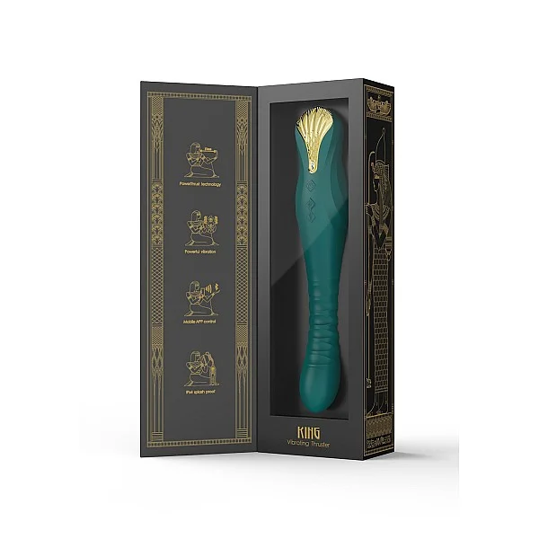 King Thruster - Groen van het merk Zalo - Vibrators - online bestellen bij Masculum.nl. De discrete online seks-toys en erotisch heren ondergoed winkel voor gay & hetero mannen.