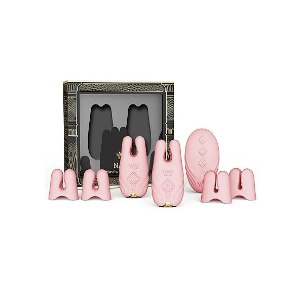 Nave Vibrating Nipple Clamps - Roze van het merk Zalo - Tepelklemmen - online kopen bij Masculum.nl. De discrete online seks-toys en erotisch heren ondergoed winkel voor gay & hetero mannen.